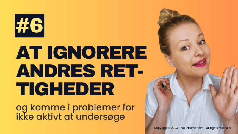 Fejl nr. 6 at ignorere andres rettigheder og få problemer for det