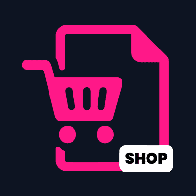 Shop page