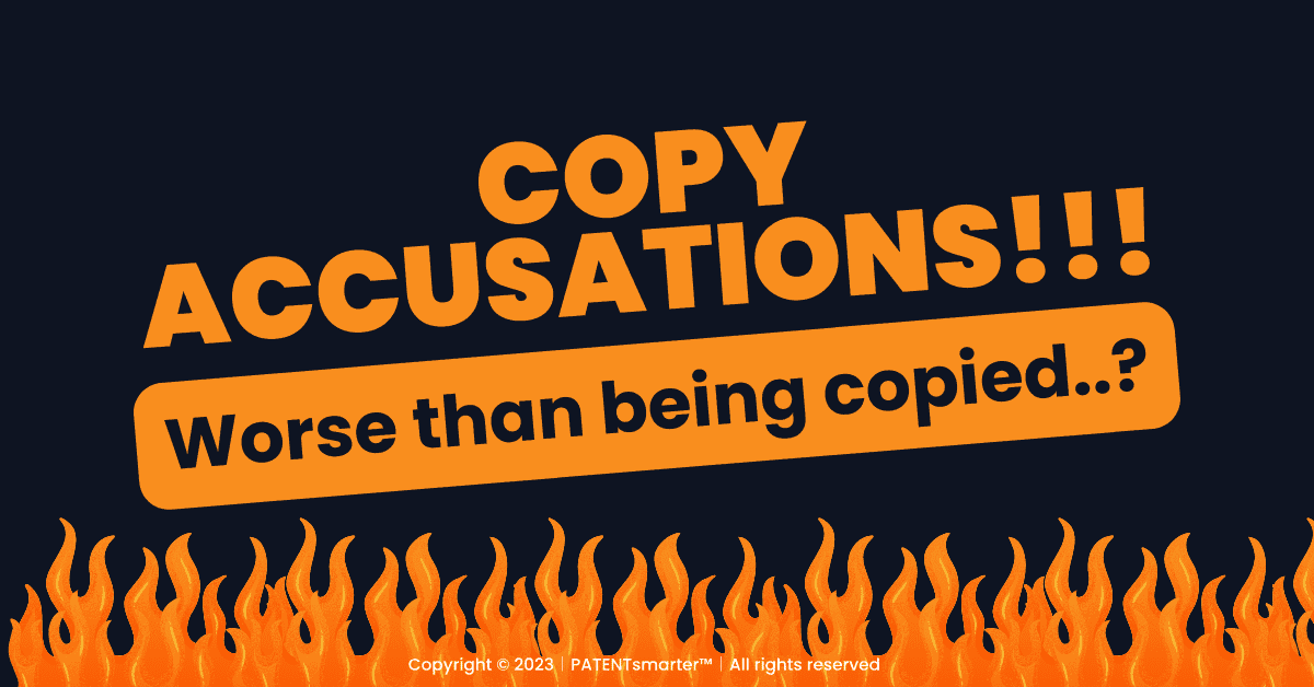 You may not think about that a good copy defense (avoiding that others choose you as a copy-victim) also can be what keeps you free of fake or improper copy accusations! Copyaccusations can be worse for your business than being copied.