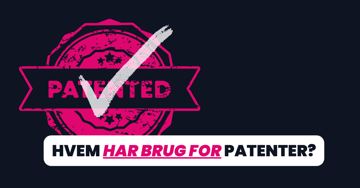 Hvem har brug for patenter?