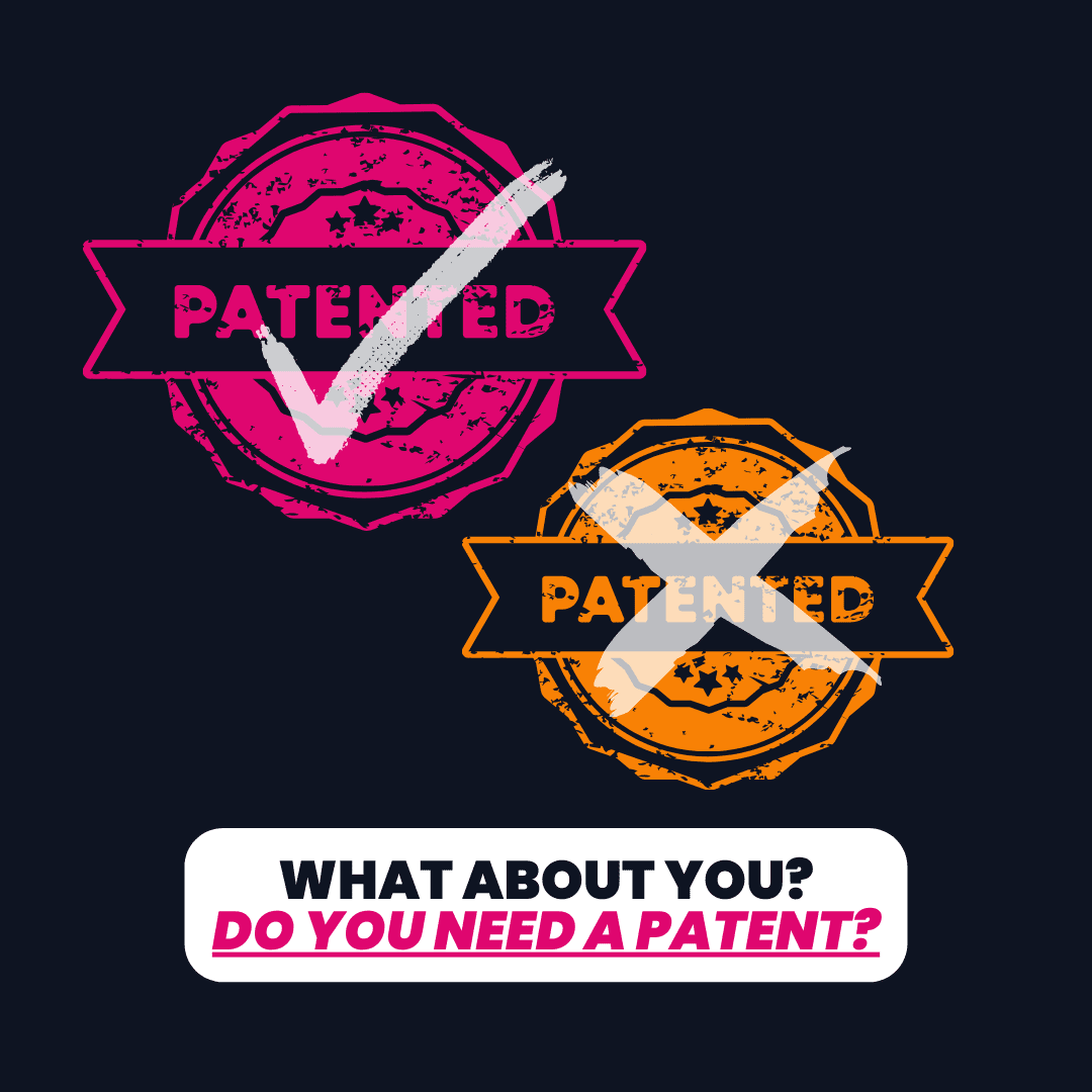 What about you need a patent?.